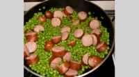 Recette: petits pois viande